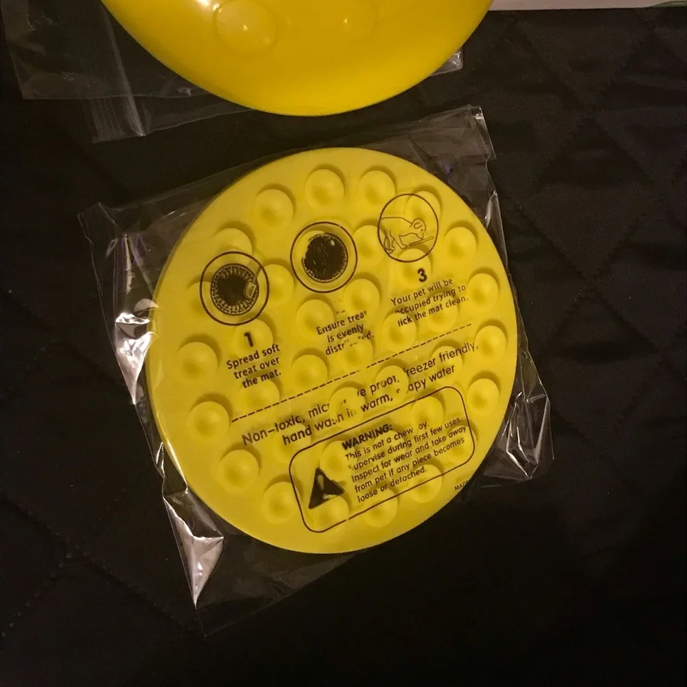 Treat/Food Dispensing Dog Toy & LickMat Bundle